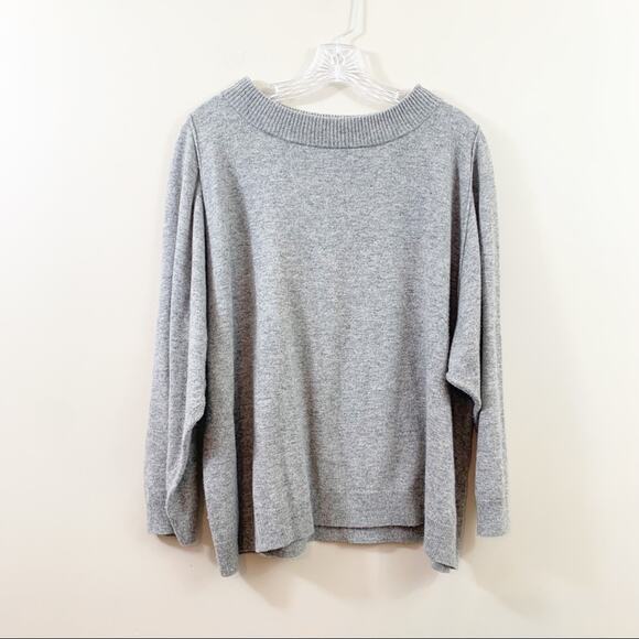 J Crew Wool Blend Gray Sweater - Picture 1 of 5